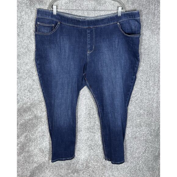 Lee Modern Series‎ Dream Jean Denim Legging Jegging Jeans Womens Size 24WP Blue - Picture 1 of 10
